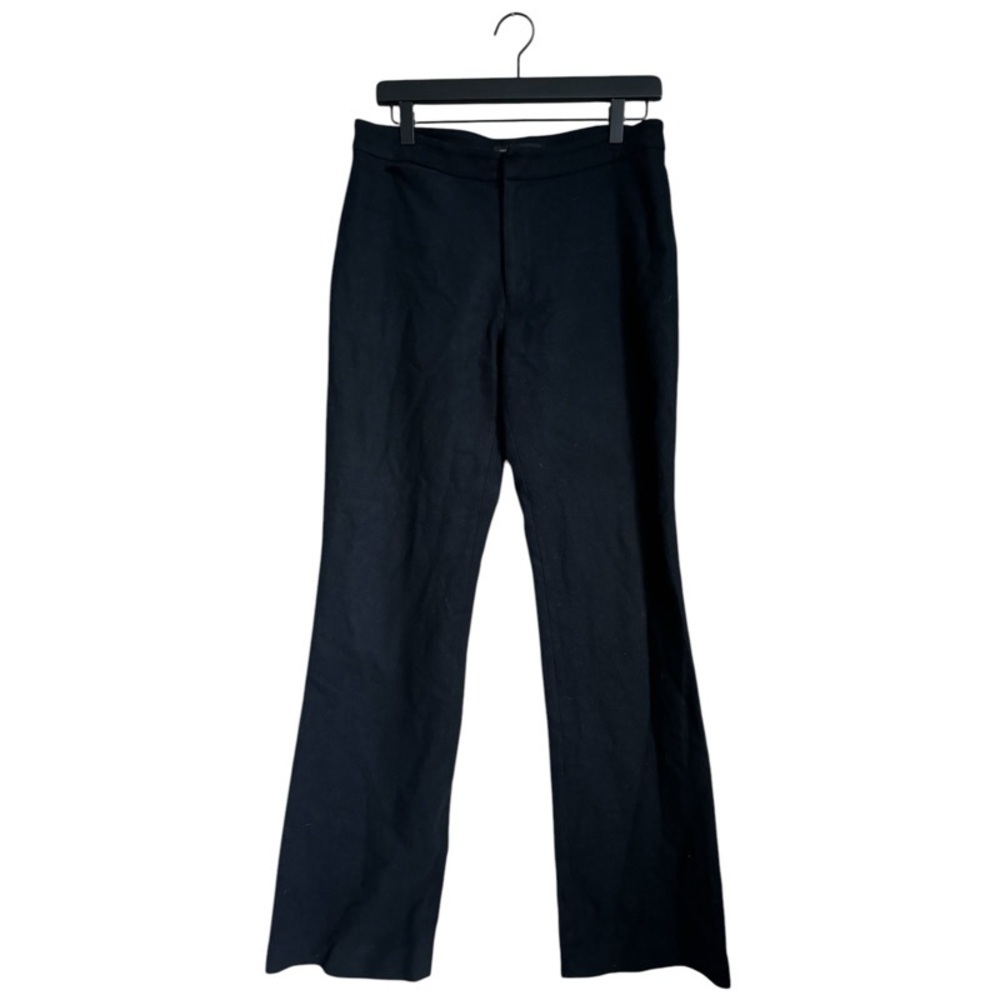 CLUB MONACO Black Wool Blend Trouser Pants